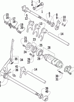 GEAR SHIFTING ASSEMBLY