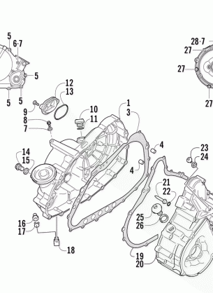 CRANKCASE COVER ASSEMBLY