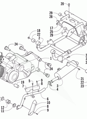 ENGINE AND RELATED PARTS