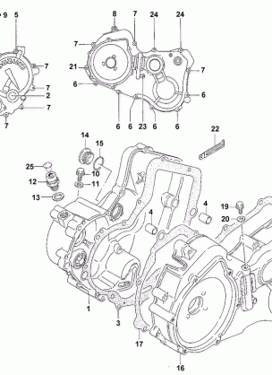 CRANKCASE COVER ASSEMBLY