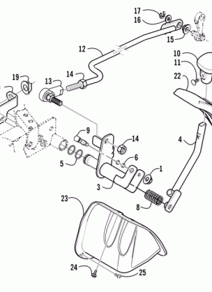 REVERSE SHIFT LEVER ASSEMBLY