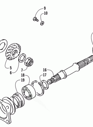 SECONDARY DRIVE ASSEMBLY