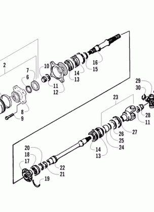 SECONDARY DRIVE ASSEMBLY