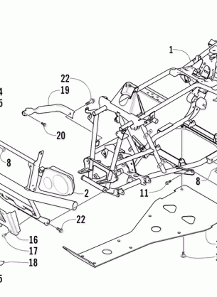 FRAME AND RELATED PARTS