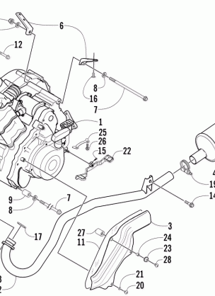 ENGINE AND EXHAUST