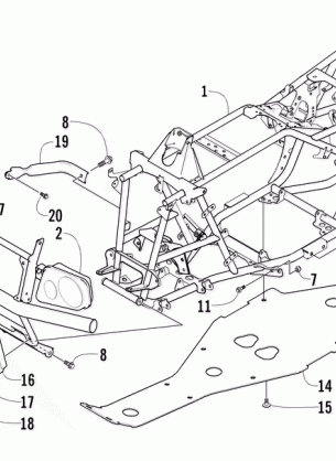 FRAME AND RELATED PARTS