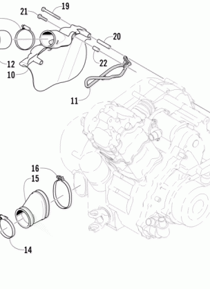 CASE / BELT COOLING ASSEMBLY