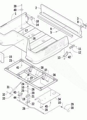 CARGO BOX AND TILT FRAME ASSEMBLY