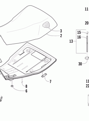 SEAT AND BATTERY ASSEMBLIES