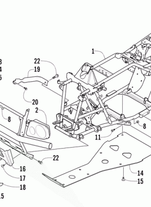 FRAME AND RELATED PARTS