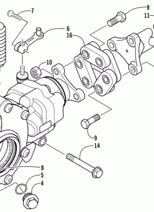 FRONT DIFFERENTIAL ASSEMBLY (4X4)