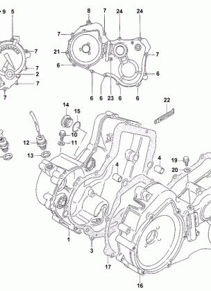 CRANKCASE COVER ASSEMBLY