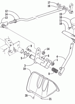 REVERSE SHIFT LEVER ASSEMBLY