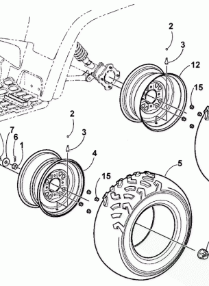 WHEEL AND TIRE ASSEMBLY