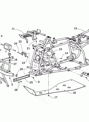 FRAME AND RELATED PARTS