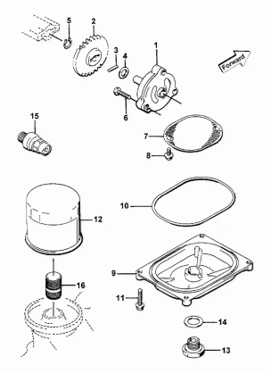 OIL FILTER / PUMP ASSEMBLY