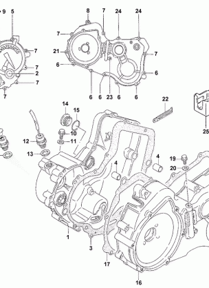 CRANKCASE COVER ASSEMBLY