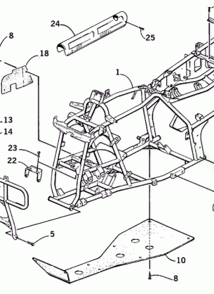 FRAME AND RELATED PARTS