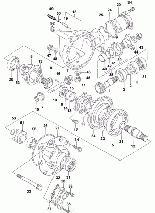 DIFFERENTIAL GEAR ASSEMBLY (4X4)