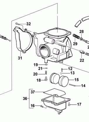 CARBURETOR (300 cc)