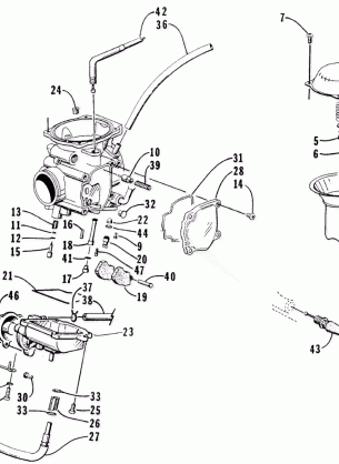 CARBURETOR (400 cc)