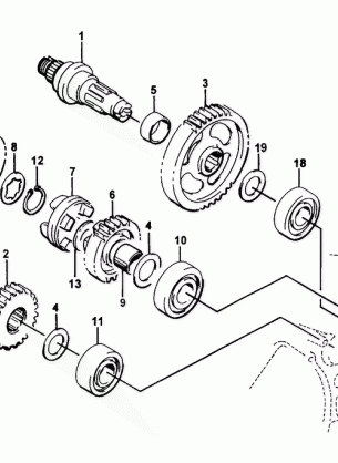 SECONDARY TRANSMISSION ASSEMBLY