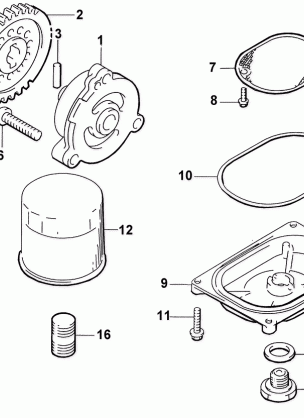 OIL FILTER / PUMP ASSEMBLY