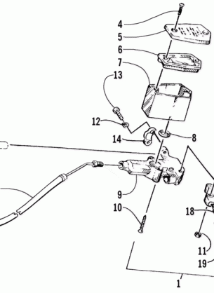 HYDRAULIC BRAKE CONTROL ASSEMBLY (VIN 320800-323999)