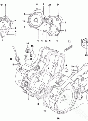 CRANKCASE COVER ASSEMBLY