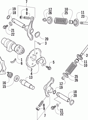 CAMSHAFT / VALVE ASSEMBLY