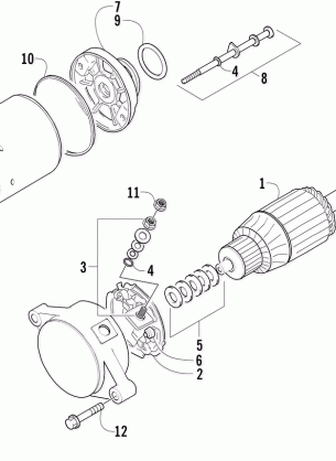 STARTER MOTOR ASSEMBLY