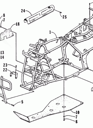 FRAME AND RELATED PARTS