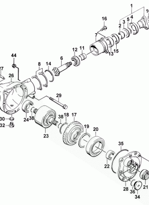 FRONT BEVEL GEAR ASSEMBLY