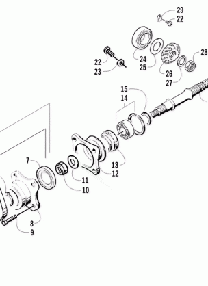 SECONDARY DRIVE ASSEMBLY (2X4)