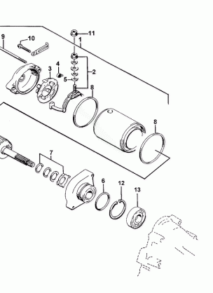 STARTER MOTOR ASSEMBLY