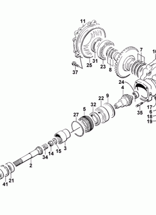 REAR BEVEL GEAR ASSEMBLY