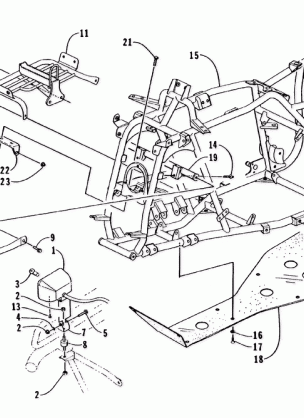 FRAME AND RELATED PARTS