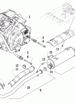 ENGINE AND EXHAUST