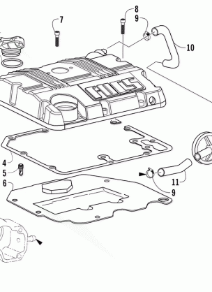 ROCKER ARM COVER AND BREATHER SYSTEM ASSEMBLIES