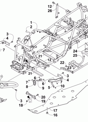 FRAME AND RELATED PARTS