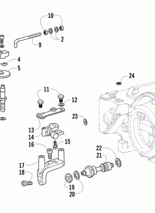 THROTTLE CONTROL AND LOCKED TORQUE DEVICE ASSEMBLIES