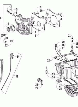 OIL PUMP AND PAN ASSEMBLY