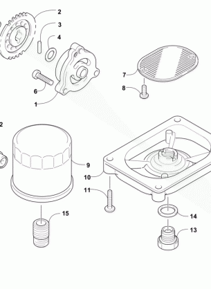 OIL FILTER / PUMP ASSEMBLY