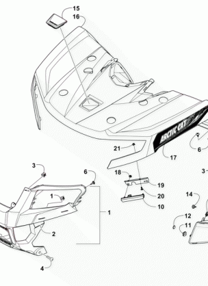 FRONT BODY PANEL AND HEADLIGHT ASSEMBLIES