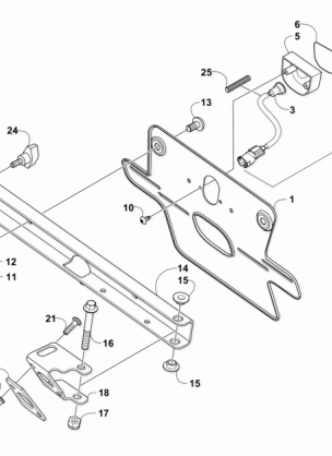 LICENSE PLATE HOLDER ASSEMBLY