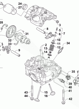 CYLINDER HEAD AND CAMSHAFT / VALVE ASSEMBLY