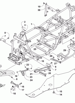 FRAME AND RELATED PARTS