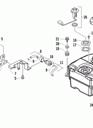 GAS TANK ASSEMBLY