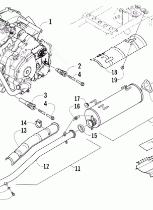 ENGINE AND EXHAUST