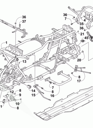 BUMPER FRAME AND HEADLIGHT ASSEMBLIES